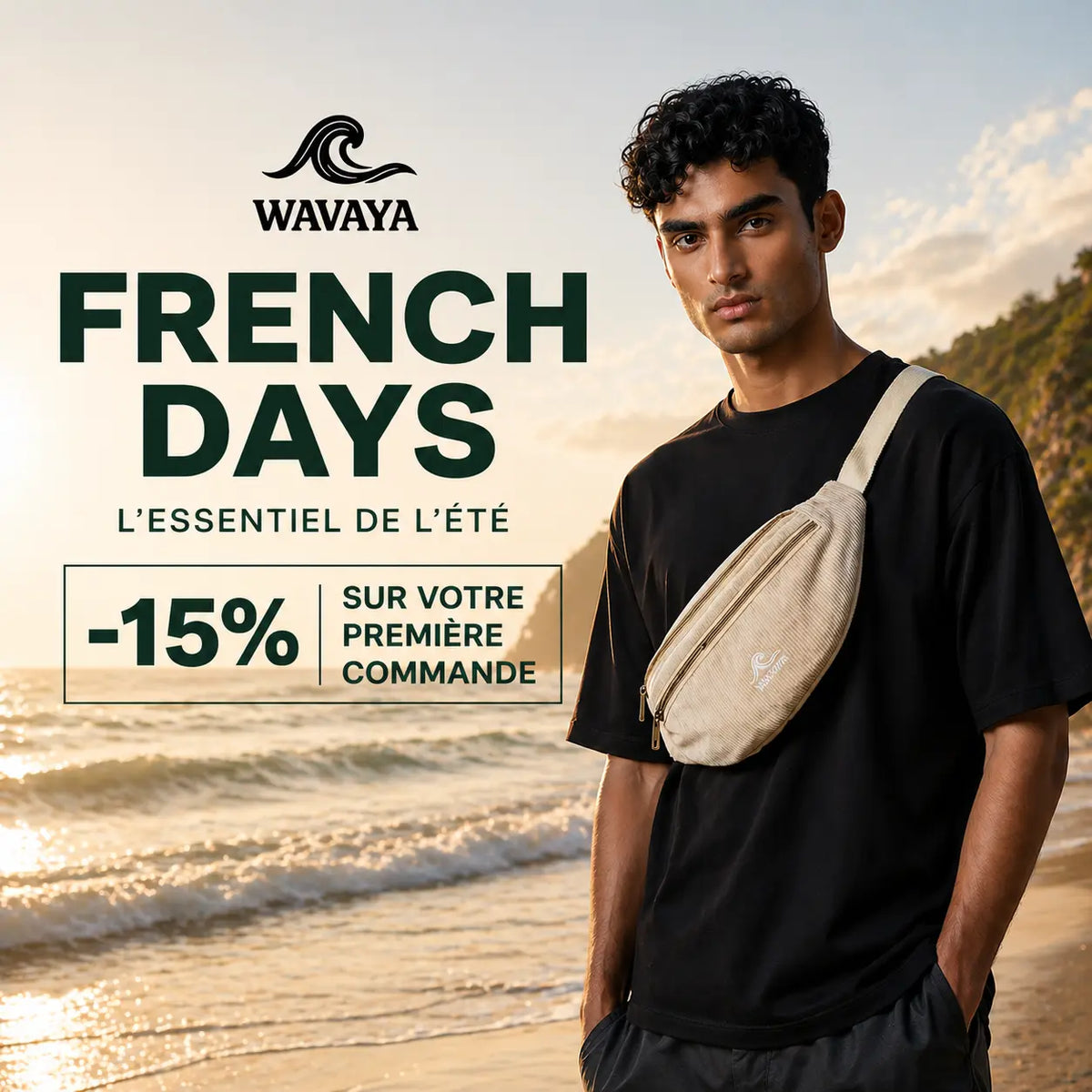 French Days Wavaya : -15 % sur votre sac banane jusqu’au 5 mai – matière textile et fabrication – Mycobloom
