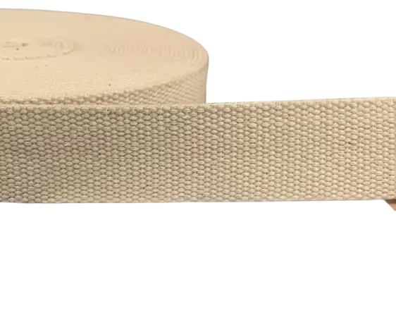 Sangle coton écru 30 mm pour sac
