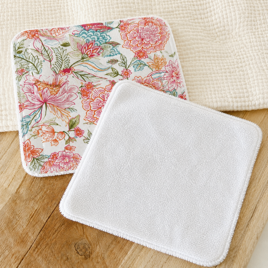 Petite serviette de visage - création textile durable - Mycobloom