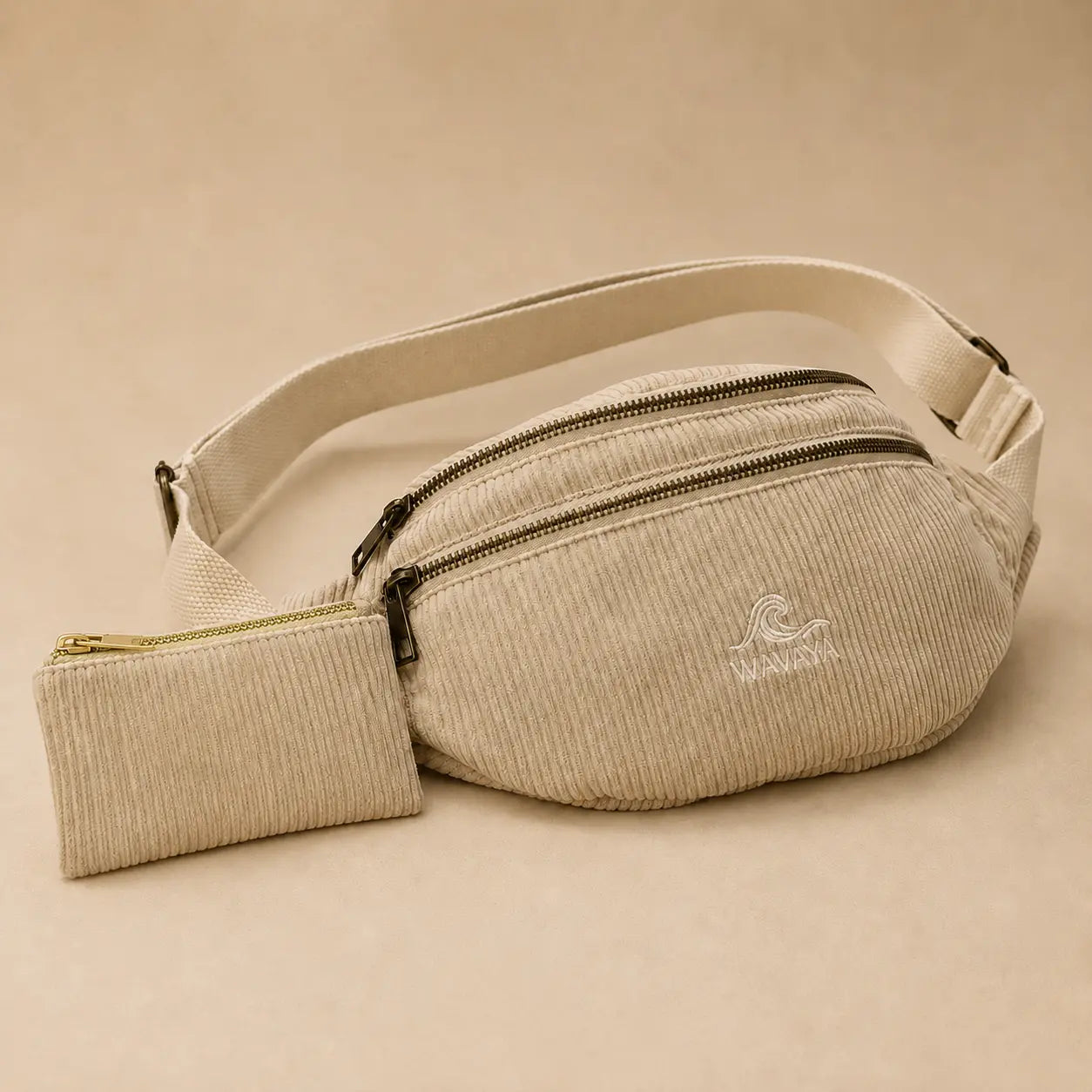 Pack Découverte Wavaya — Banane Essential + pochette assortie - création textile durable - Mycobloom