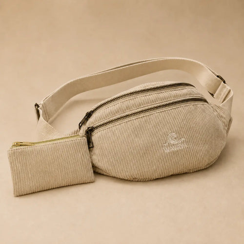 Pack Découverte Wavaya — Banane Essential + pochette assortie - création textile durable - Mycobloom