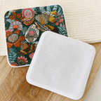 Petite serviette de visage - création textile durable - Mycobloom