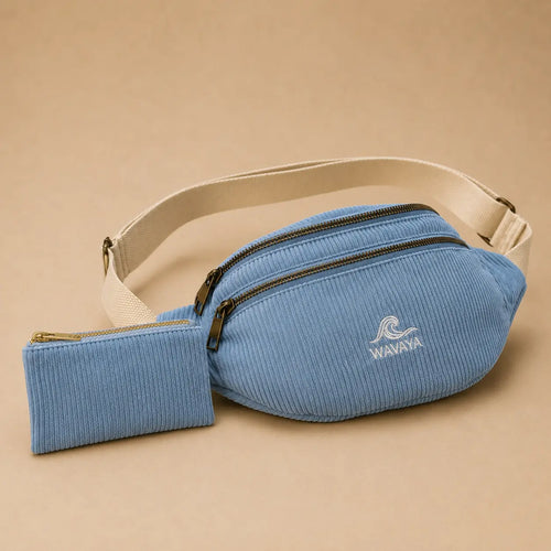 Pack Découverte Wavaya — Banane Essential + pochette assortie - création textile durable - Mycobloom