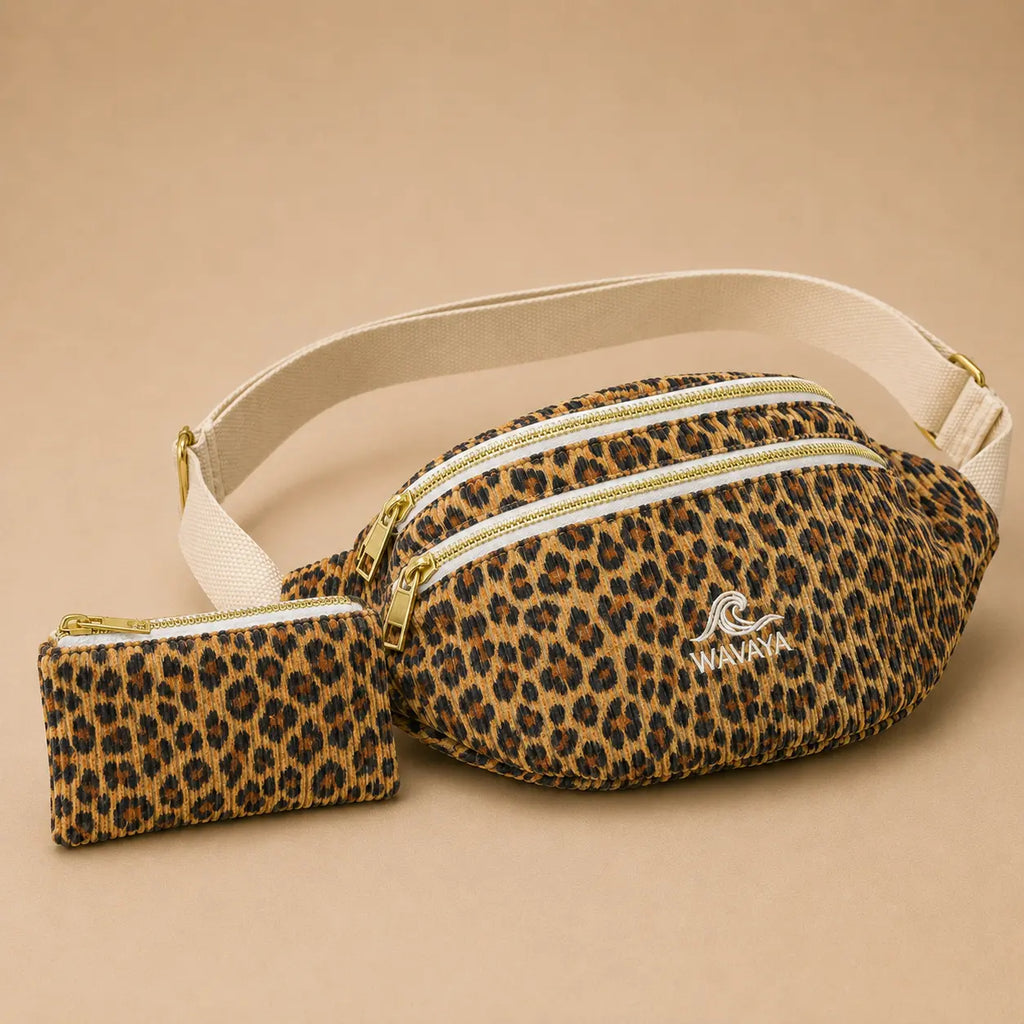 Pack Découverte Wavaya — Banane Essential + pochette assortie - création textile durable - Mycobloom