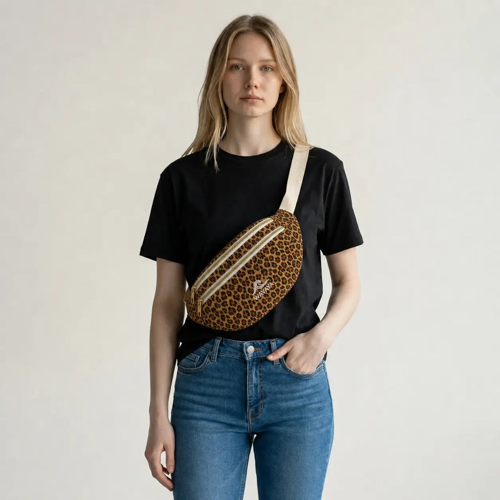 Sac banane velours côtelé Essential - création textile durable - Mycobloom