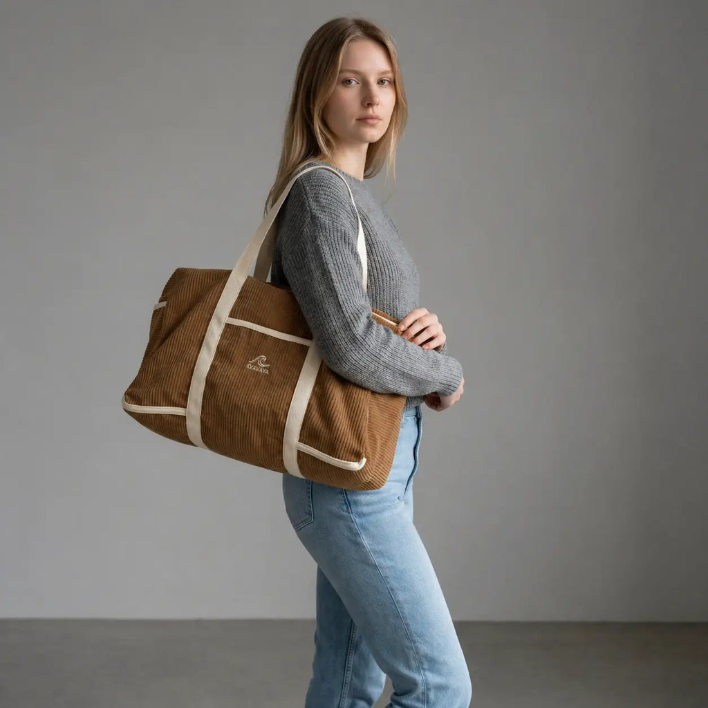 Grand sac de voyage Essential - création textile durable - Mycobloom
