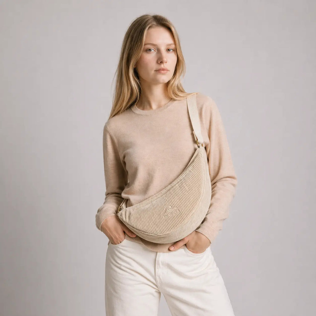 Sac bandoulière Essential - création textile durable - Mycobloom