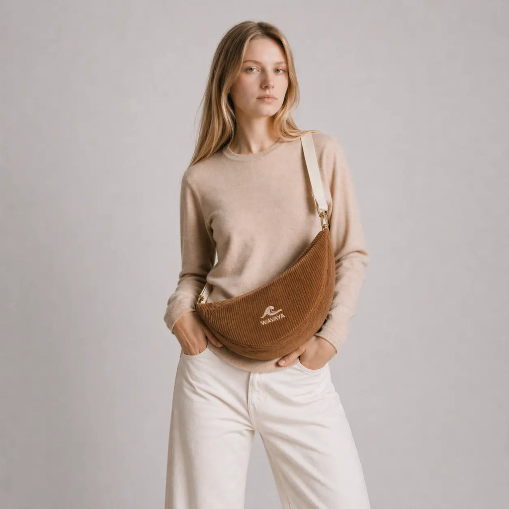 Sac bandoulière Essential - création textile durable - Mycobloom