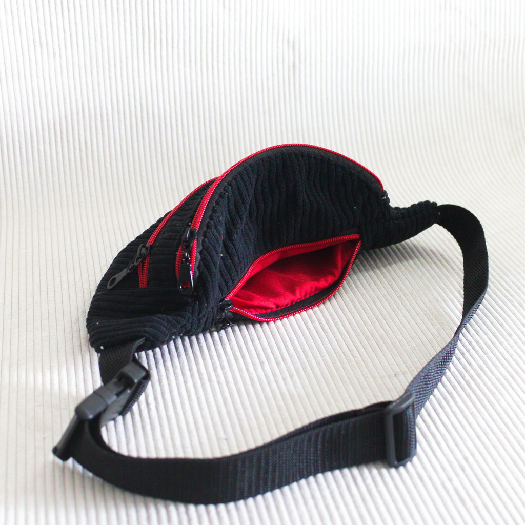 Sac banane Essential Defqon1 Noir – Wavaya Wavaya