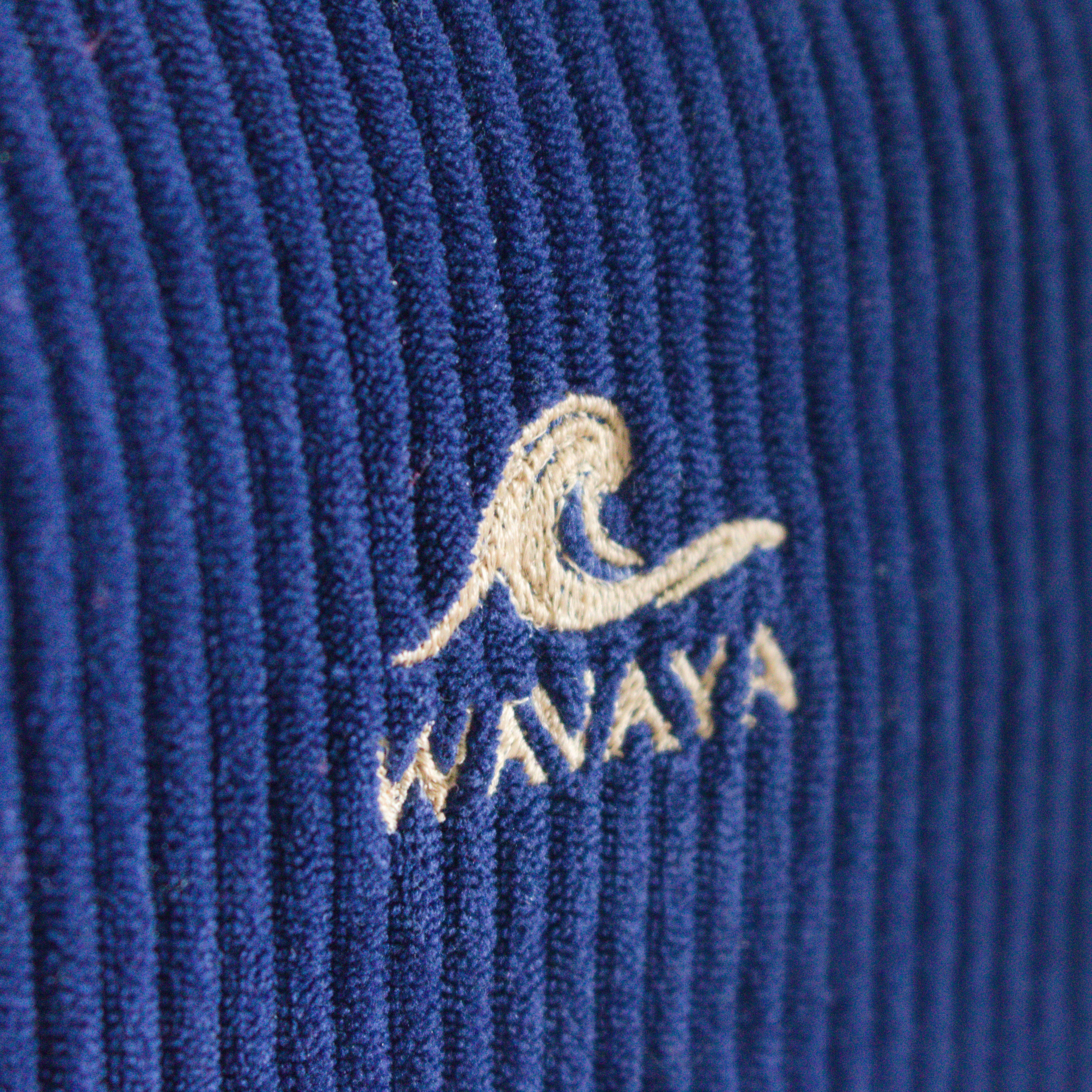 Pochette de toilette velours Essential Bleu marine– Wavaya Wavaya