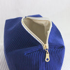 Pochette de toilette velours Essential Bleu marine– Wavaya Wavaya