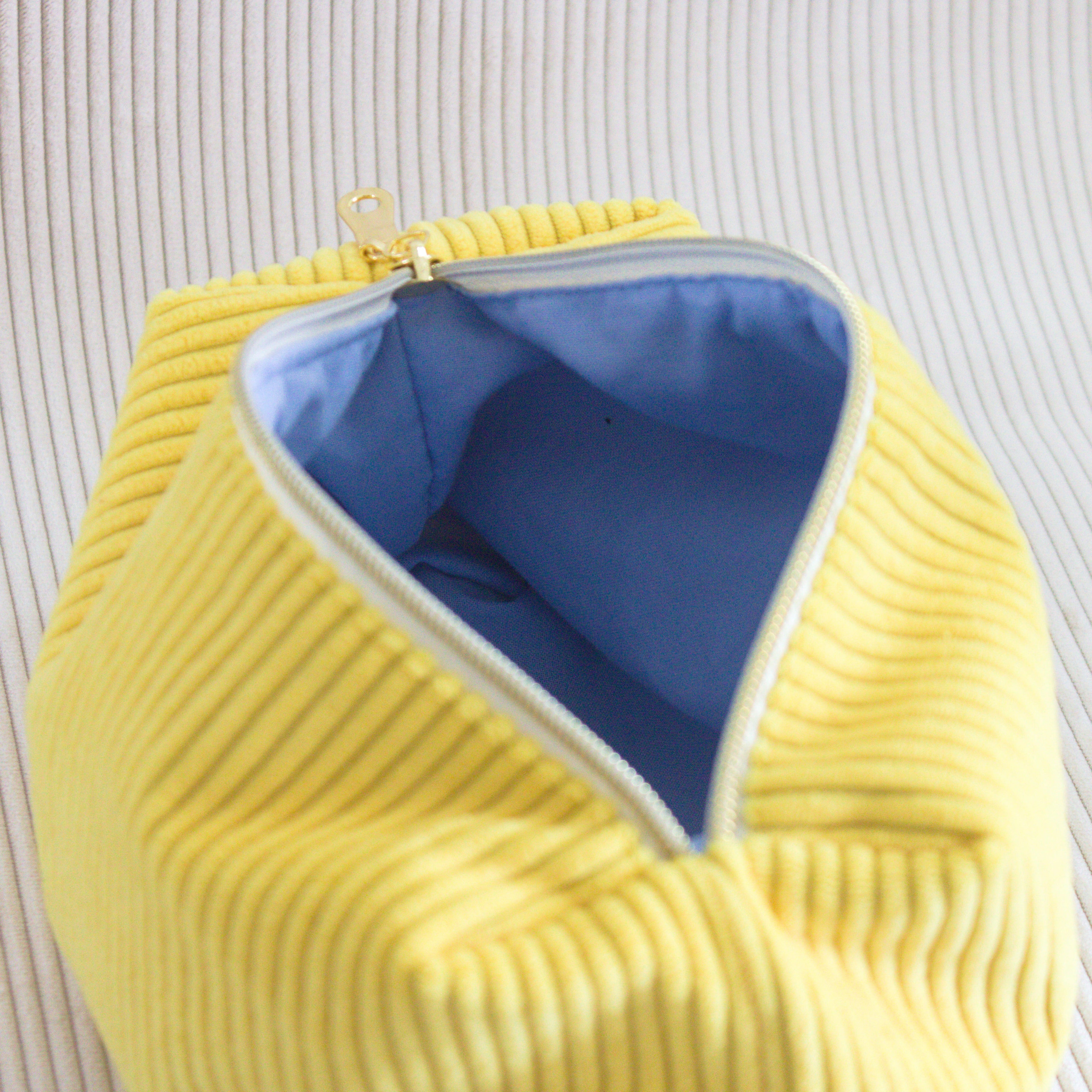 Pochette de toilette Essential Jaune soleil – Wavaya Wavaya