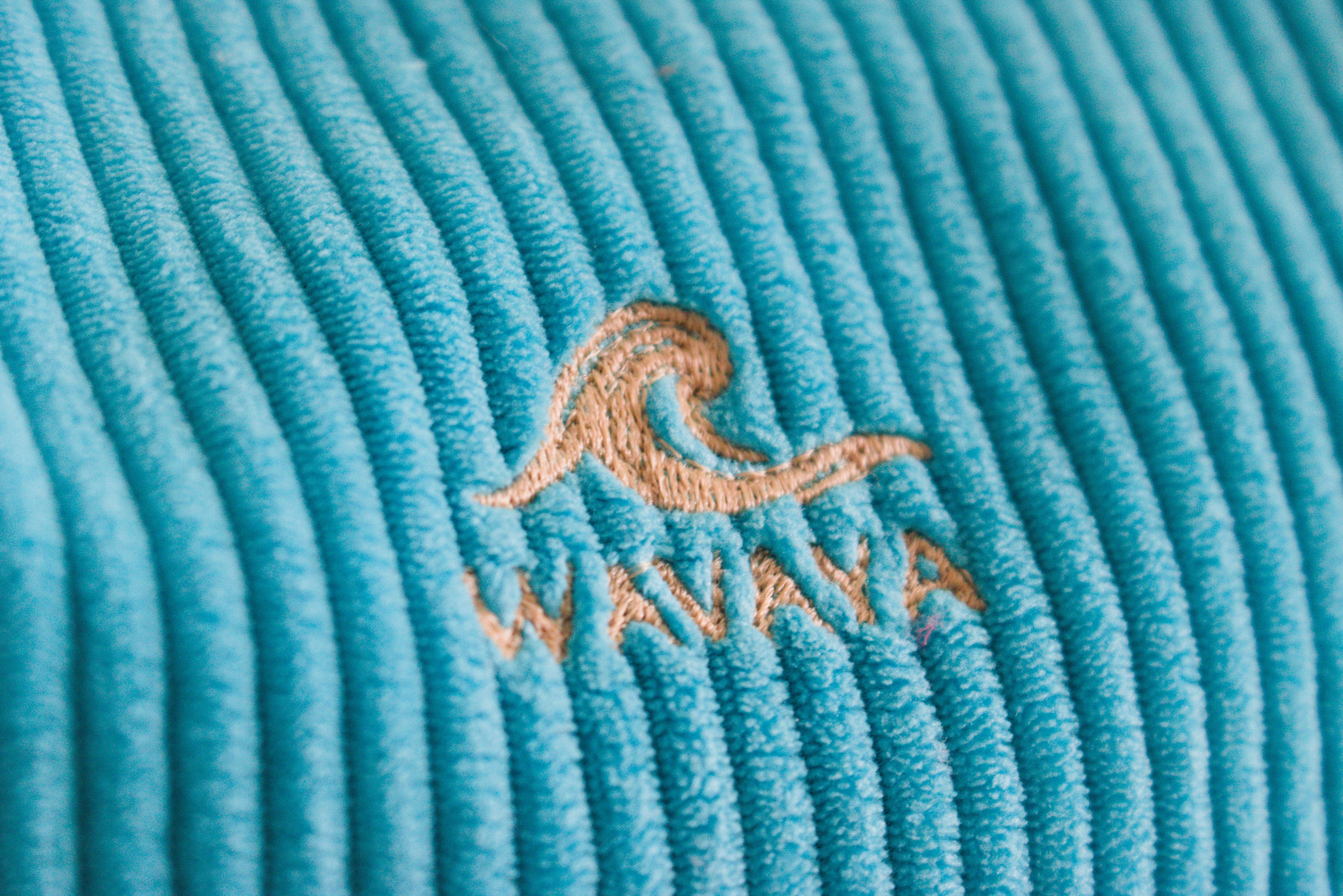 Pochette de toilette velours Essential Bleu lagon – Wavaya Wavaya