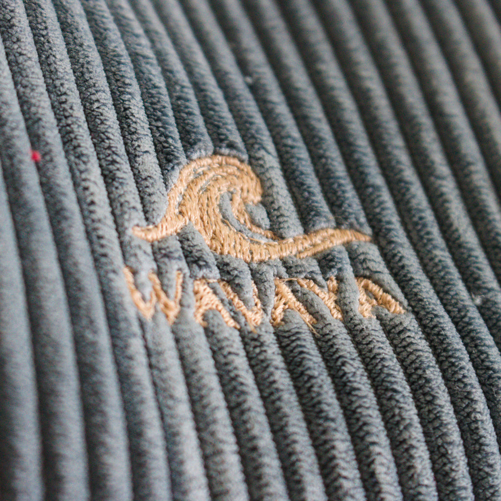 Pochette de toilette velours Essential Bleu Denim– Wavaya Wavaya