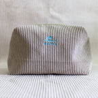 Trousse de toilette velours côtelé Essential - création textile durable - Mycobloom