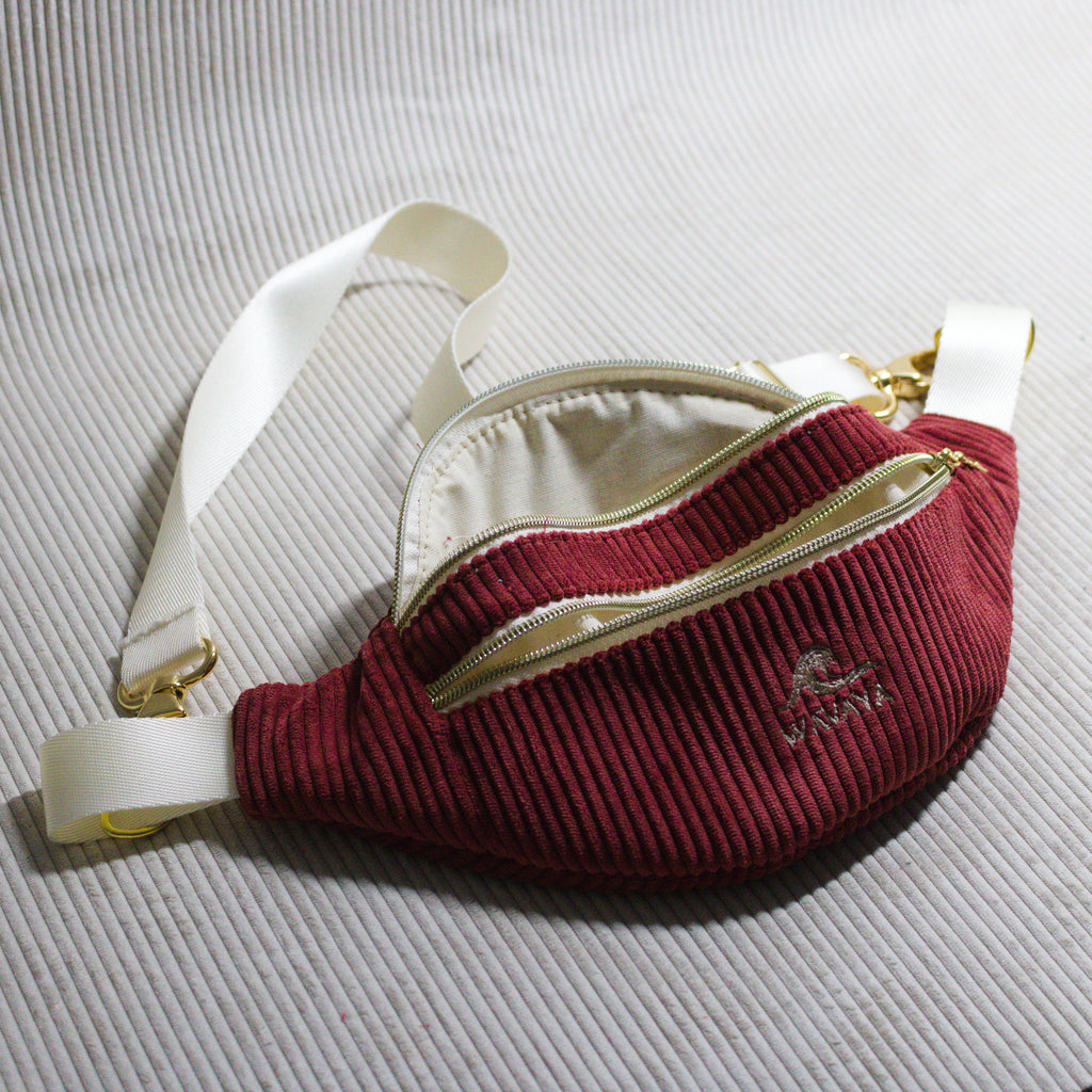 Sac banane Essential Bordeaux – Wavaya Wavaya