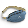 banane sac homme velours côtelé Bleu lagon Essential - création textile durable - Mycobloom