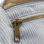 Sac banane velours Essential Bleu lagon Wavaya