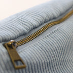 Sac banane velours Essential Bleu lagon Wavaya