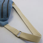 Sac banane velours Essential Bleu lagon Wavaya