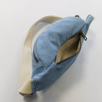 Sac banane velours Essential Bleu lagon Wavaya