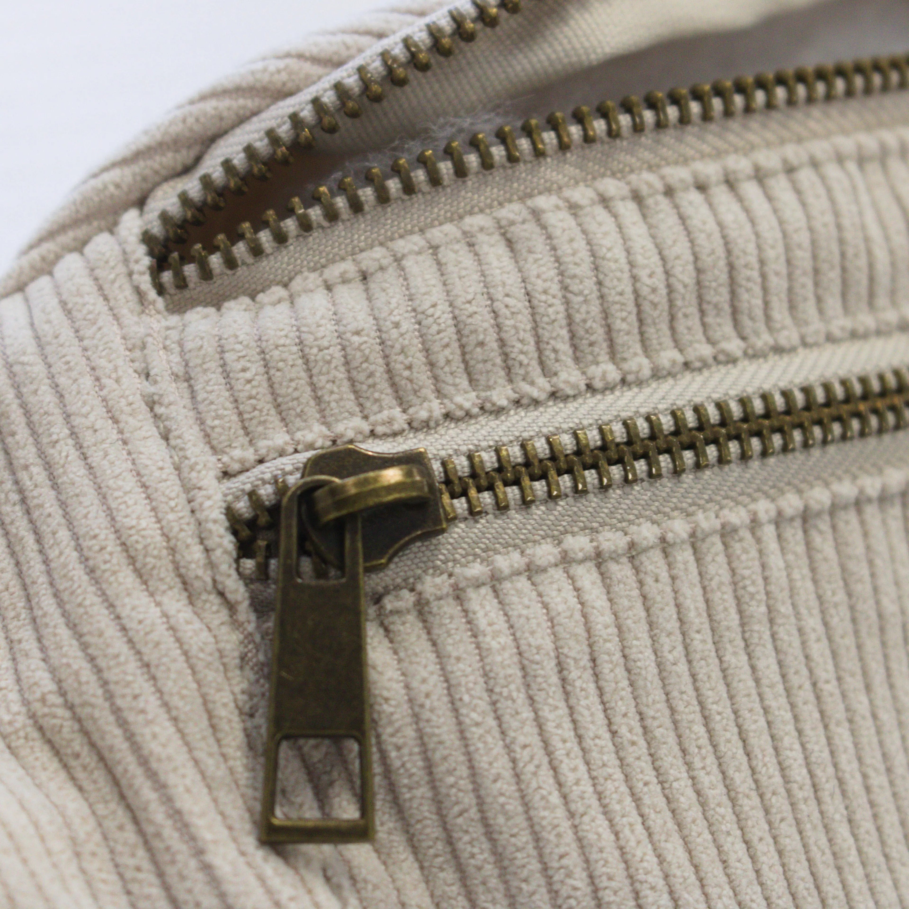 Sac banane velours Essential beige Wavaya