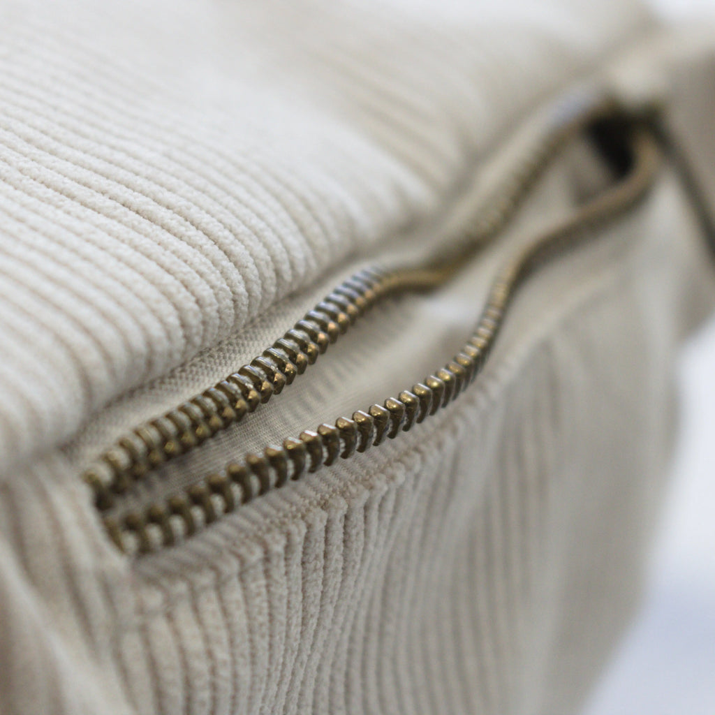 Sac banane velours Essential beige Wavaya