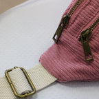 Sac banane velours Essential Rose Wavaya