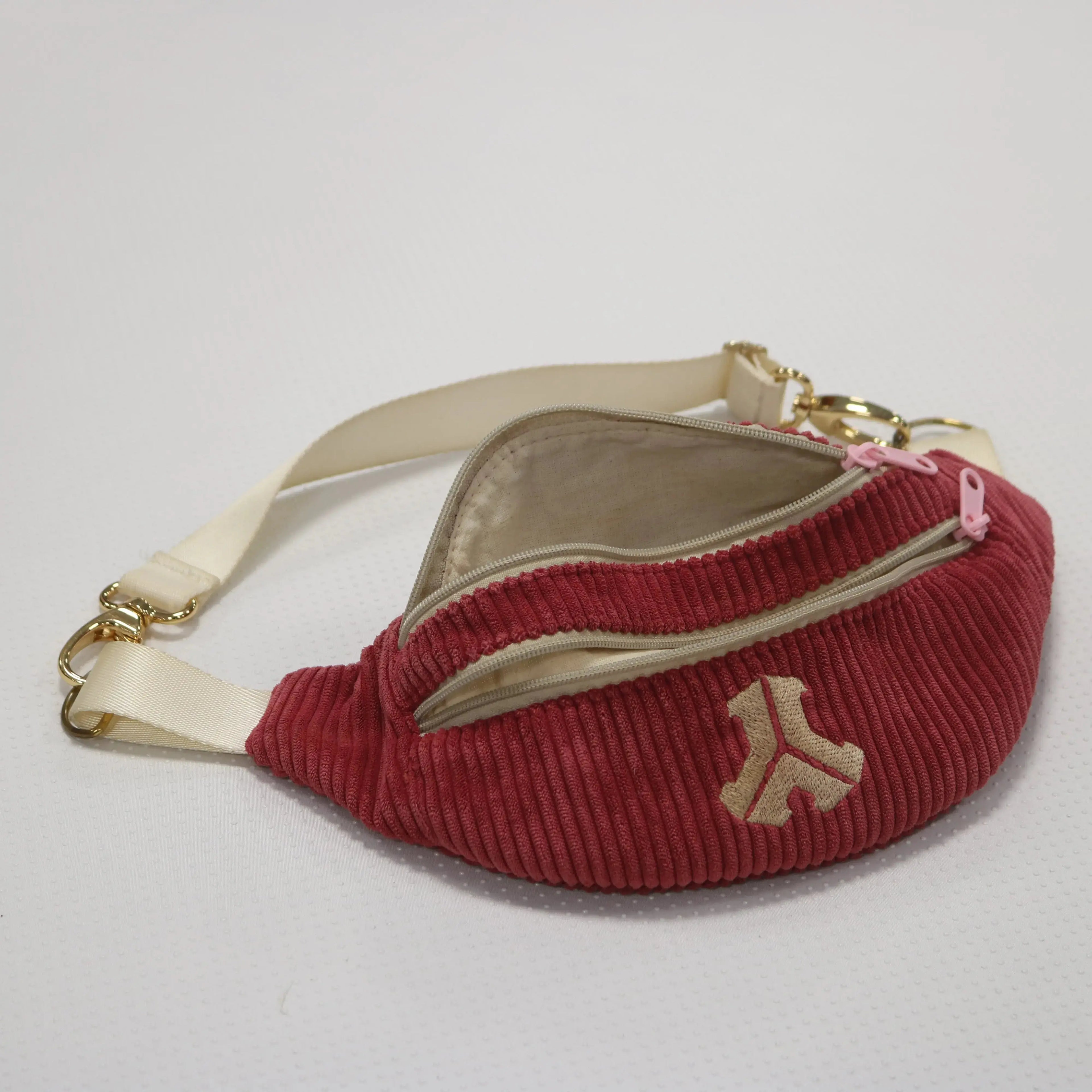 Sac Banane festival velours côtelé Essential (Defqon.1 Edition) - création textile durable - Mycobloom