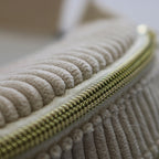 Sac banane velours Essential beige