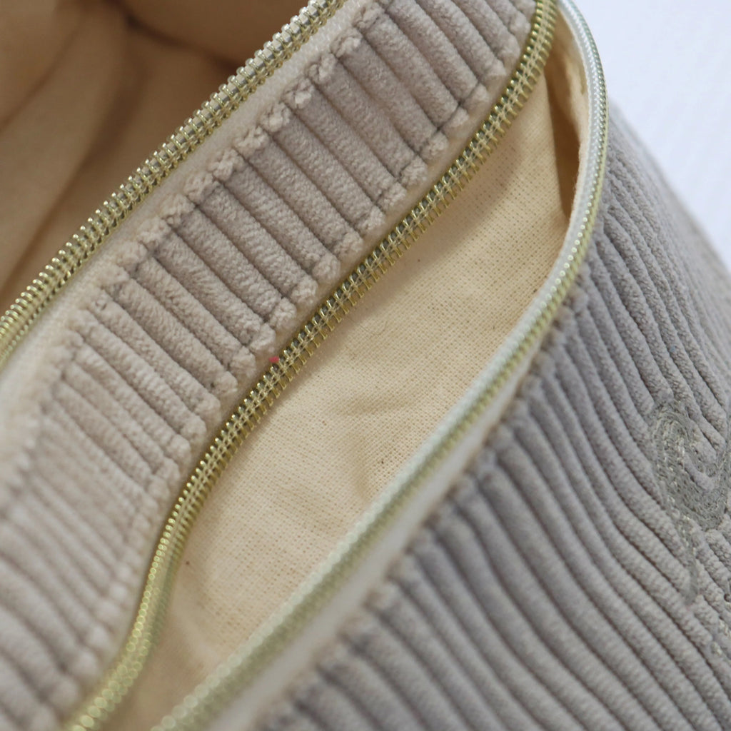 Sac banane velours Essential beige