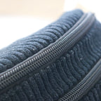 Sac banane velours Essential Noir