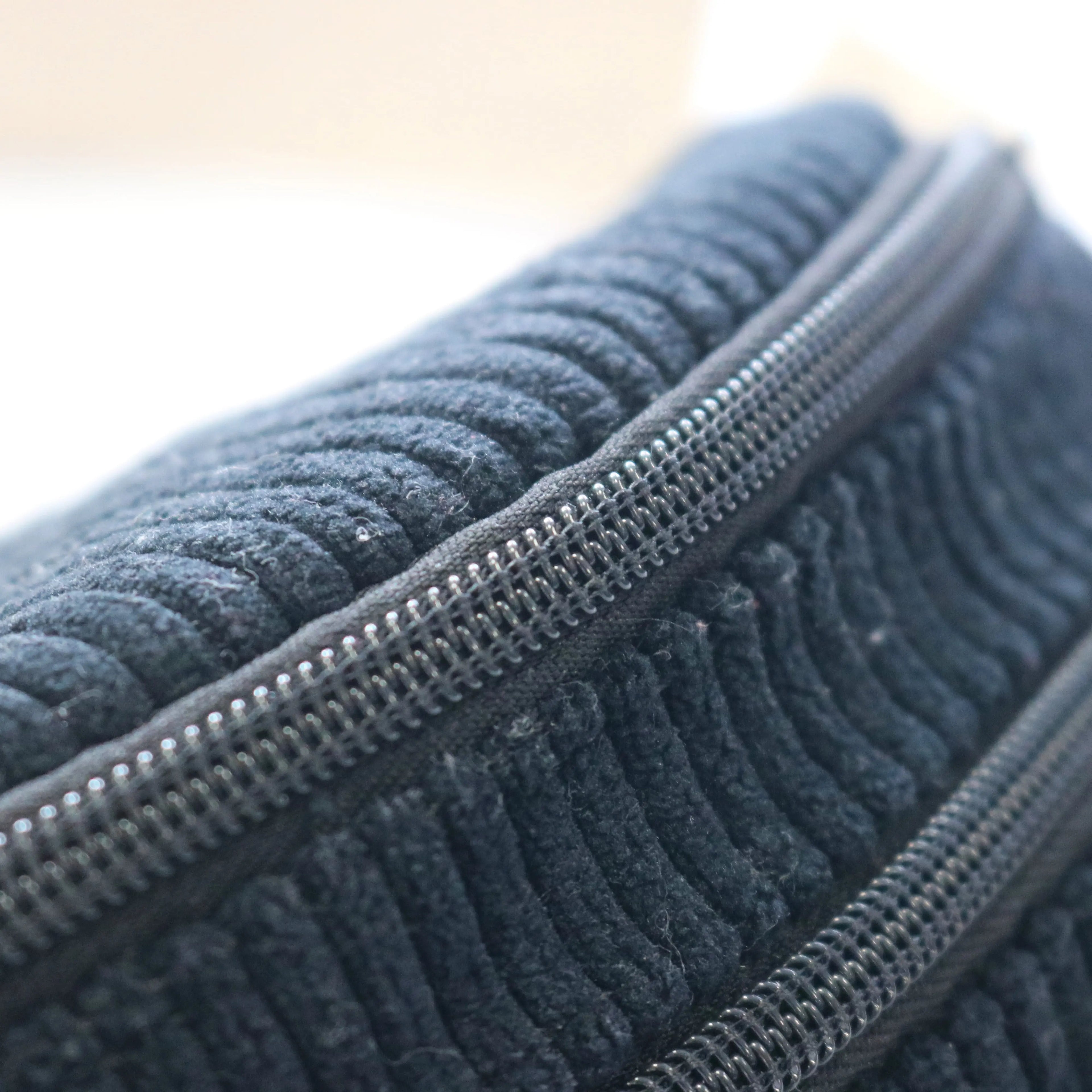 Sac banane velours Essential Noir