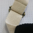 Sac banane velours Essential Noir