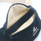 Sac banane velours Essential Noir