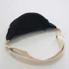 Sac banane velours Essential Noir