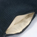 Sac banane velours Essential Noir