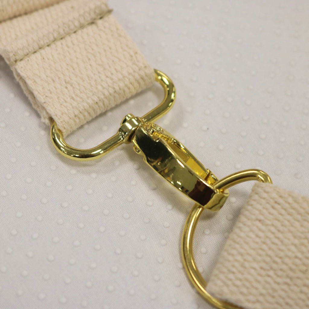 Sac banane velours Essential beige