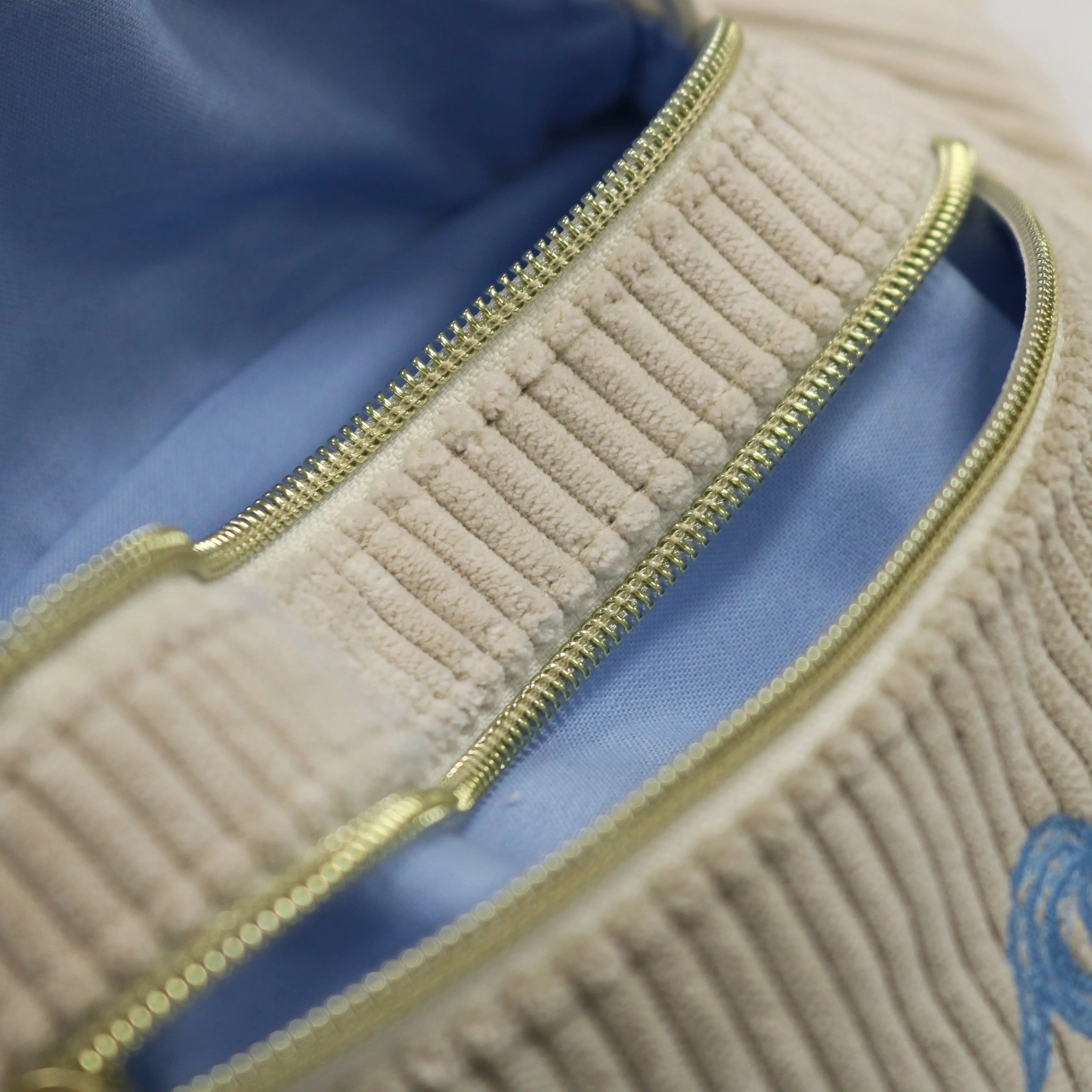 Sac banane velours Essential beige