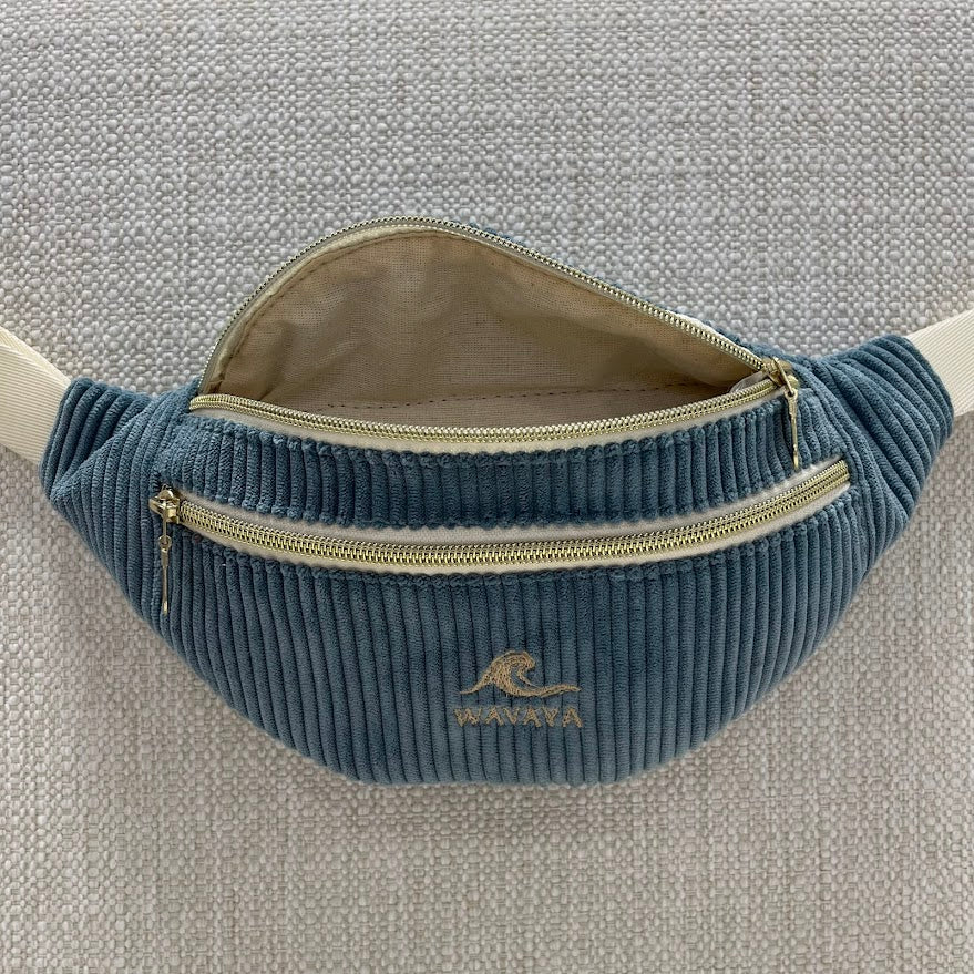 Sac banane Essential bleu Denim – Wavaya Wavaya