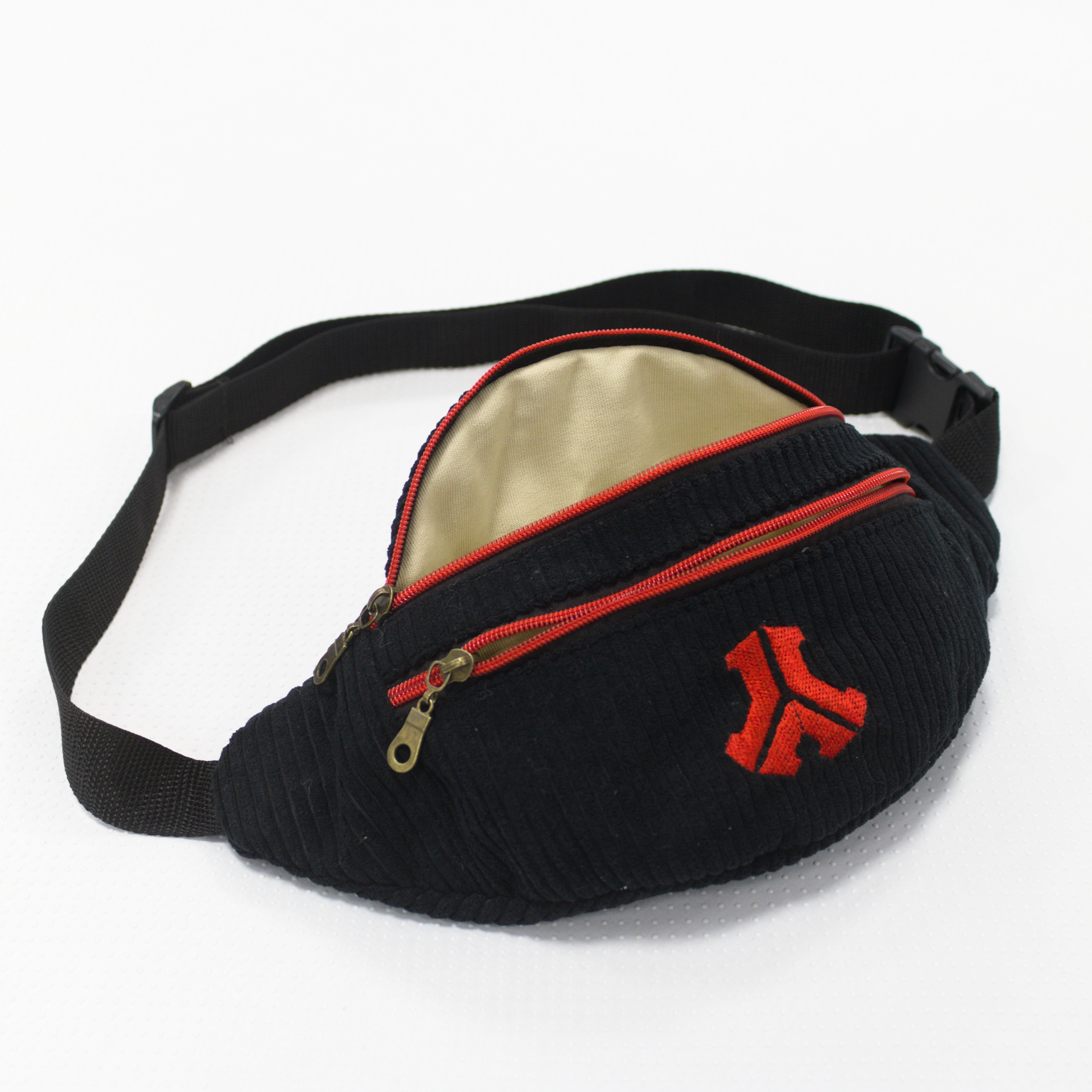 Sac banane velours Essential – Noir (Defqon.1 Edition)