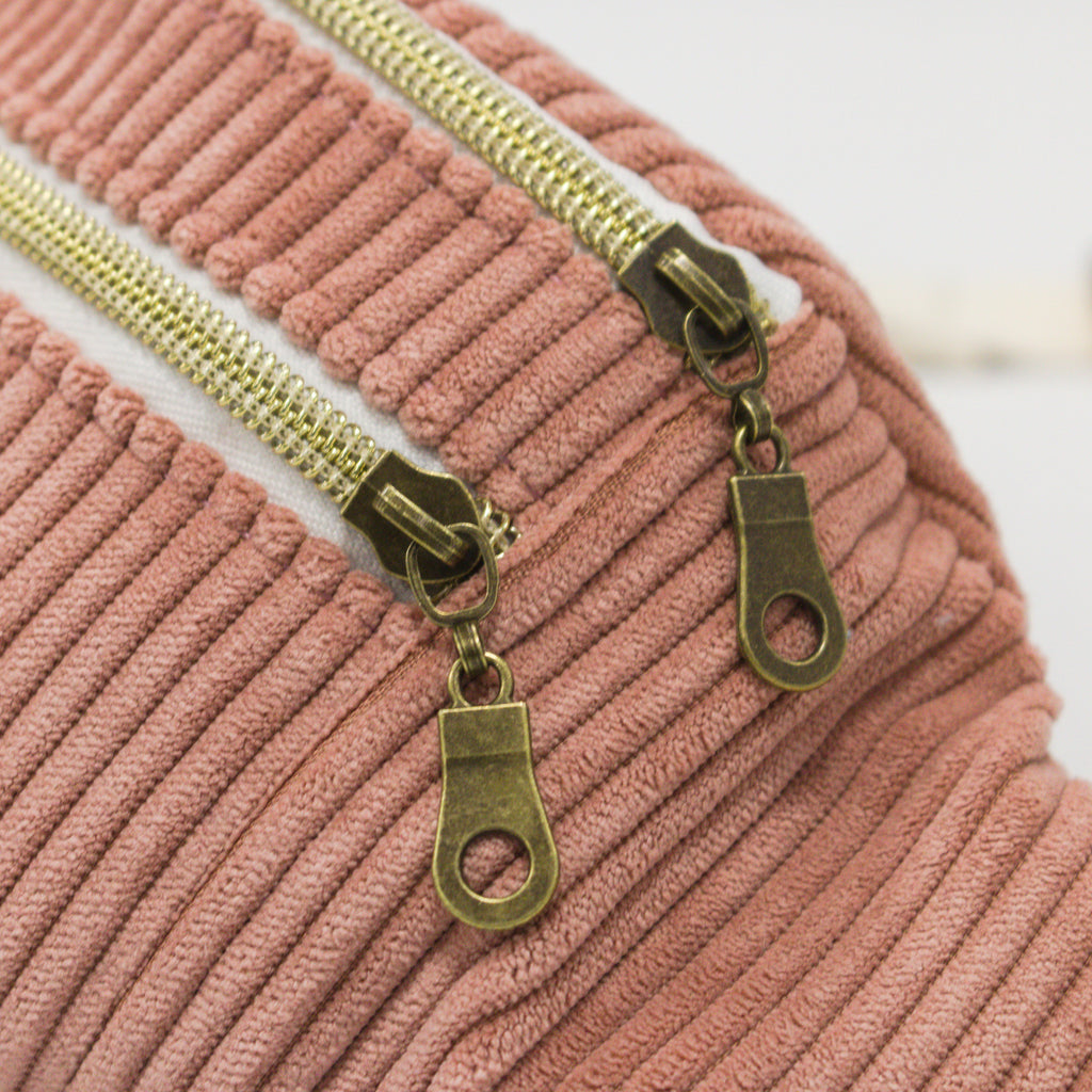 Sac banane velours Essential rose – Banane premium Wavaya