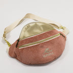 Sac banane velours Essential rose – Banane premium Wavaya