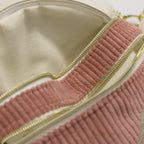 Sac banane velours Essential rose – Banane premium Wavaya