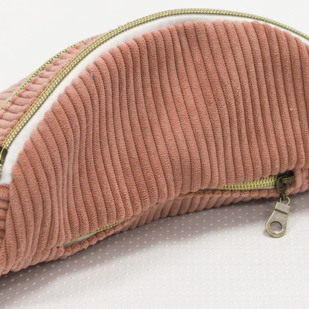 Sac banane velours Essential rose – Banane premium Wavaya