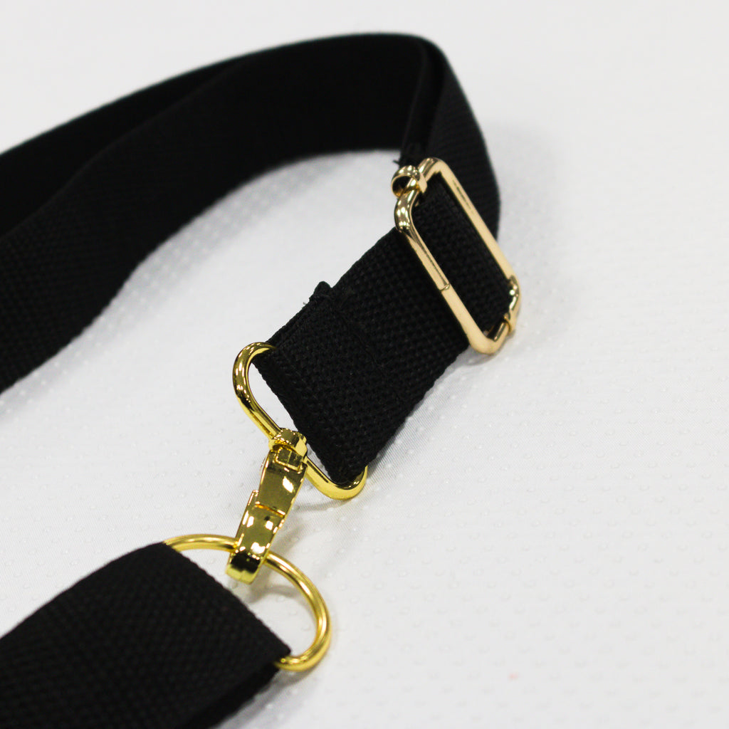 Sac banane velours Essential noir