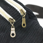 Sac banane velours Essential noir