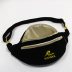 Sac banane velours Essential noir