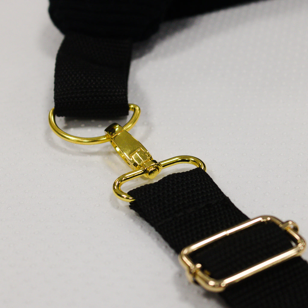 Sac banane velours Essential noir