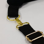 Sac banane velours Essential noir